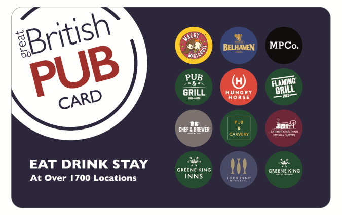 Great British Pub Card UK
